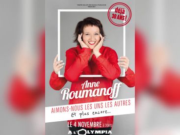 Anne Roumanoff s'invite à l'Olympia pour une date exceptionnelle !