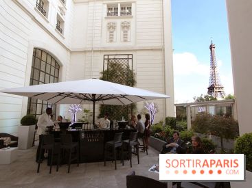 La terrasse d'été du Shangri-La Paris by Belvedere