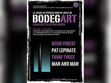 Neon Forest, Pat le Pirate, Think Twice, Man & Man, Paris, Glaz'art, Concert, Solidarité 