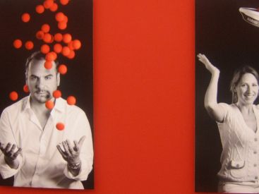 exposition Nez rouge, photo Jacques Grison