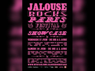 Jalouse, Rocks, Festival, Eté, Paris, Showcase, Concerts, Soirées.