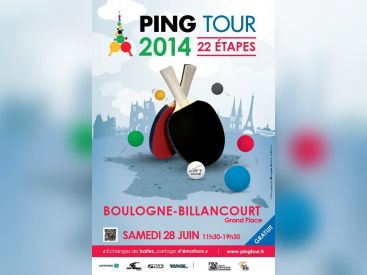 Le PING TOUR 2014 à Boulogne-Billancourt