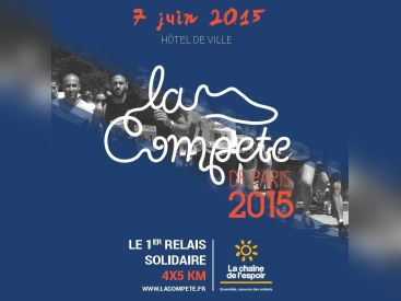 La Compète de Paris 2015, la course relais au profit de La Chaîne de l’Espoir