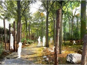 Une forêt dans le 19e arrondissement de Paris