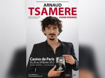 Arnaud Tsamere au casino de paris