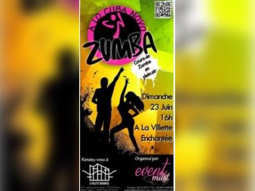 Cours de Zumba géant à la Villette Enchantée