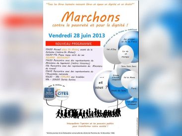 Marche contre la pauvreté et pour la dignité
