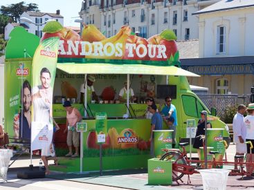 Andros Tour 2016 : le food truck s'installe au Stade Charlety pour "Sentez-vous Sport"