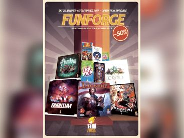 10 jeux à -50% chez Funforge : Gagnez votre lot !