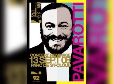 Concert, spectacle, Hommage, Luciano Pavarotti, Domaine de Saint Cloud.