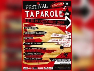 Concerts, Festival, Paris, Taparole, Parole Errante