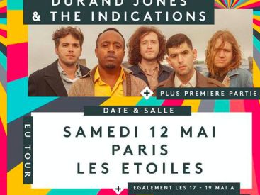 Durand Jones & The Indications en concert aux Etoiles en mai 2018