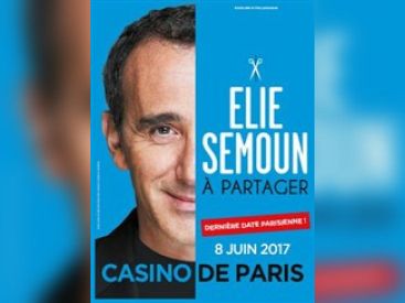 Elie Semoun le 8 juin 2017 au Casino de Paris