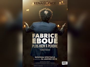 Fabrice Eboué revient au Théâtre de la Renaissance