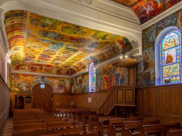 En Seine-et-Marne, cette étonnante église est surnommée la Sixtine de Lesches