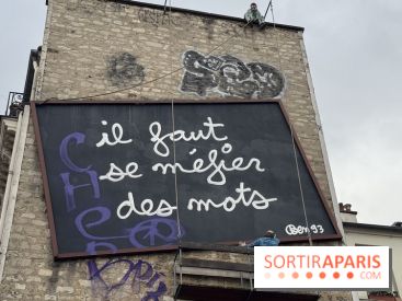 Avez-vous déjà remarqué cette étonnante installation de Ben à Paris ? 