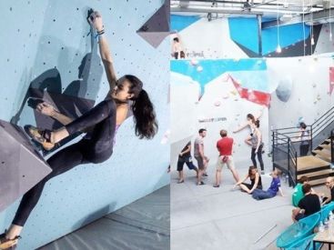 La championne d'escalade Janja Garnbret chez Arkose