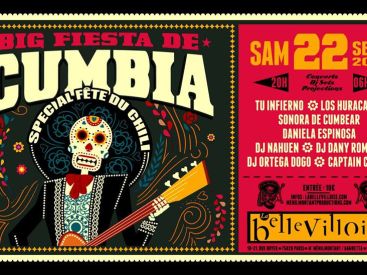 Big Fiesta de Cumbia spécial Chili  à La Bellevilloise 