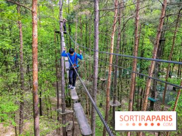 Aventure Floréval, le parcours en pleine nature