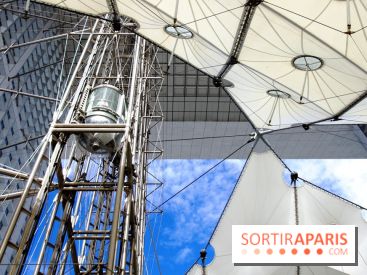 Réouverture du toit de la Grande Arche de La Défense