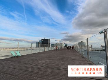Réouverture du toit de la Grande Arche de La Défense
