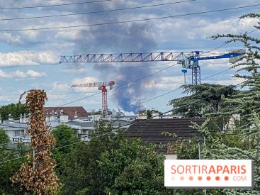 Incendie en cours à Gennevilliers, du côté des Grésillons