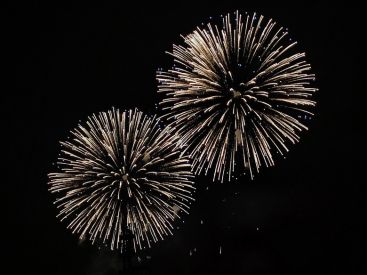 Feu d'artifice du 14 juillet à Gennevilliers (92)