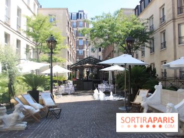 Le restaurant-terrasse des Jardins du Marais