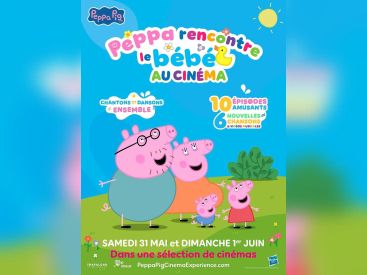 Peppa rencontre le bébé au cinéma : une aventure musicale pour les tout-petits