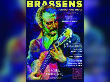 Brassens, l’amour des mots à La Scène Parisienne