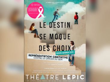 Le destin se moque des choix : pièce caritative au Théâtre Lepic