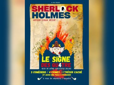 Sherlock Holmes et l’aventure du diamant bleu : enquête interactive au Théâtre Les 3 clés