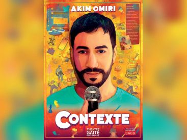 Contexte : le spectacle d’Akim Omiri reprend à la Gaîté Rive Gauche