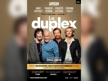 Le Duplex, comédie avec Anny Duperey et Pascal Légitimus, revient au Théâtre de Paris en septembre