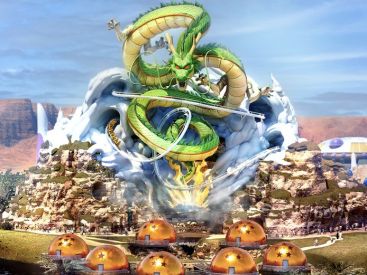 Parc Dragon Ball de Qiddiya : Shenron géant