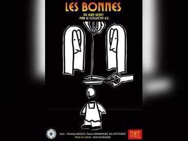 Les Bonnes de Jean Genet au Théâtre Pixel, mises en scène par Marina Delavau