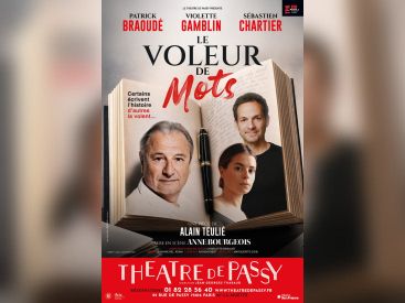 Le Voleur de mots avec Patrick Braoudé au Théâtre de Passy