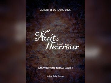 Nuit de l’horreur 2026 au cinéma Étoile Cosmos à Chelles