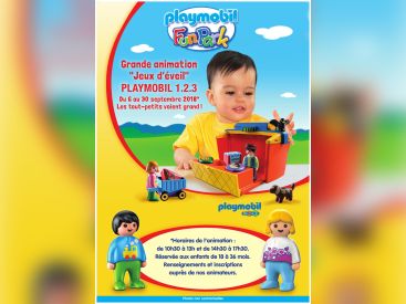 Le Playmobil Funpark lance sa grande animation "Jeux d'Éveil"