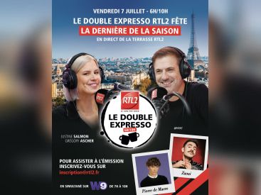 Double Expresso RTL2 : Dernière de la Saison en Direct à Paris avec Pierre de Maere et Zaoui