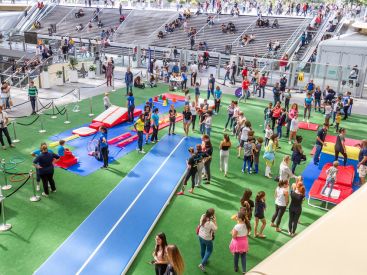 Animations gymniques au Forum des Halles 