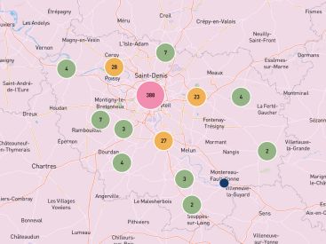 Coronavirus : Carte des lieux de dépistage en Île-de-France, 162 à Paris 