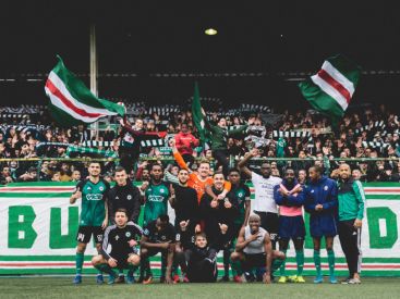 Red Star Bastia au stade Bauer en National 