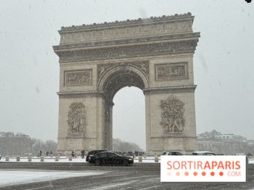 La Neige à Paris - Arc de Triomphe