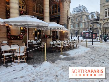 La Neige à Paris - terrasse restaurant café 1er arrondissement