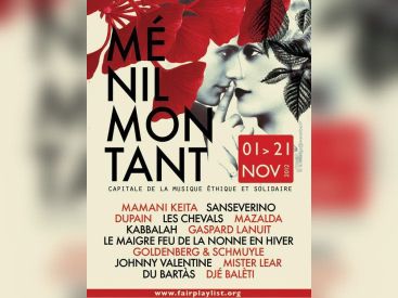 Mamani Keita et Dupain au festival de Ménilmontant