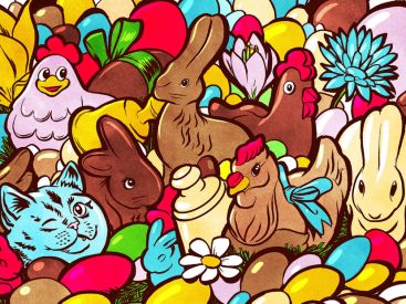Le marché de Pâques végane