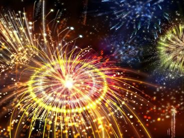 Feu d'artifice du 14 Juillet 2018 aux Ulis (91)