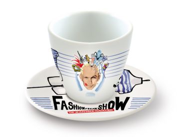 Des tasses San Marco aux couleurs du Fashion Freak Show de Jean Paul Gaultier