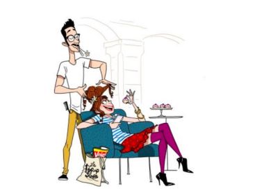 Un pop up store Voici dans le Marais